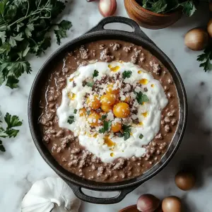 Ground Beef Stroganoff