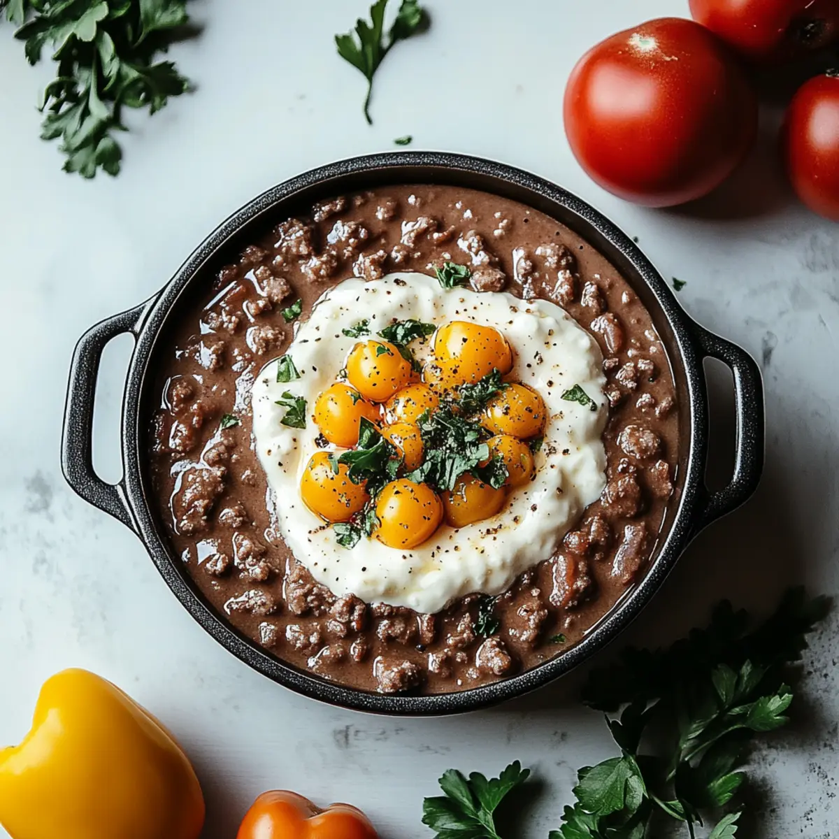 Ground Beef Stroganoff