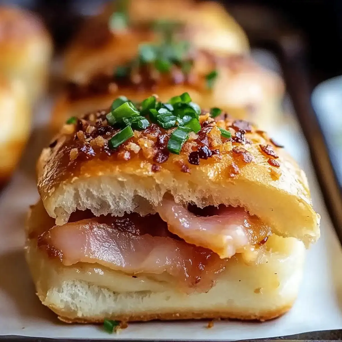 Ham and Cheese Hawaiian Roll Sliders
