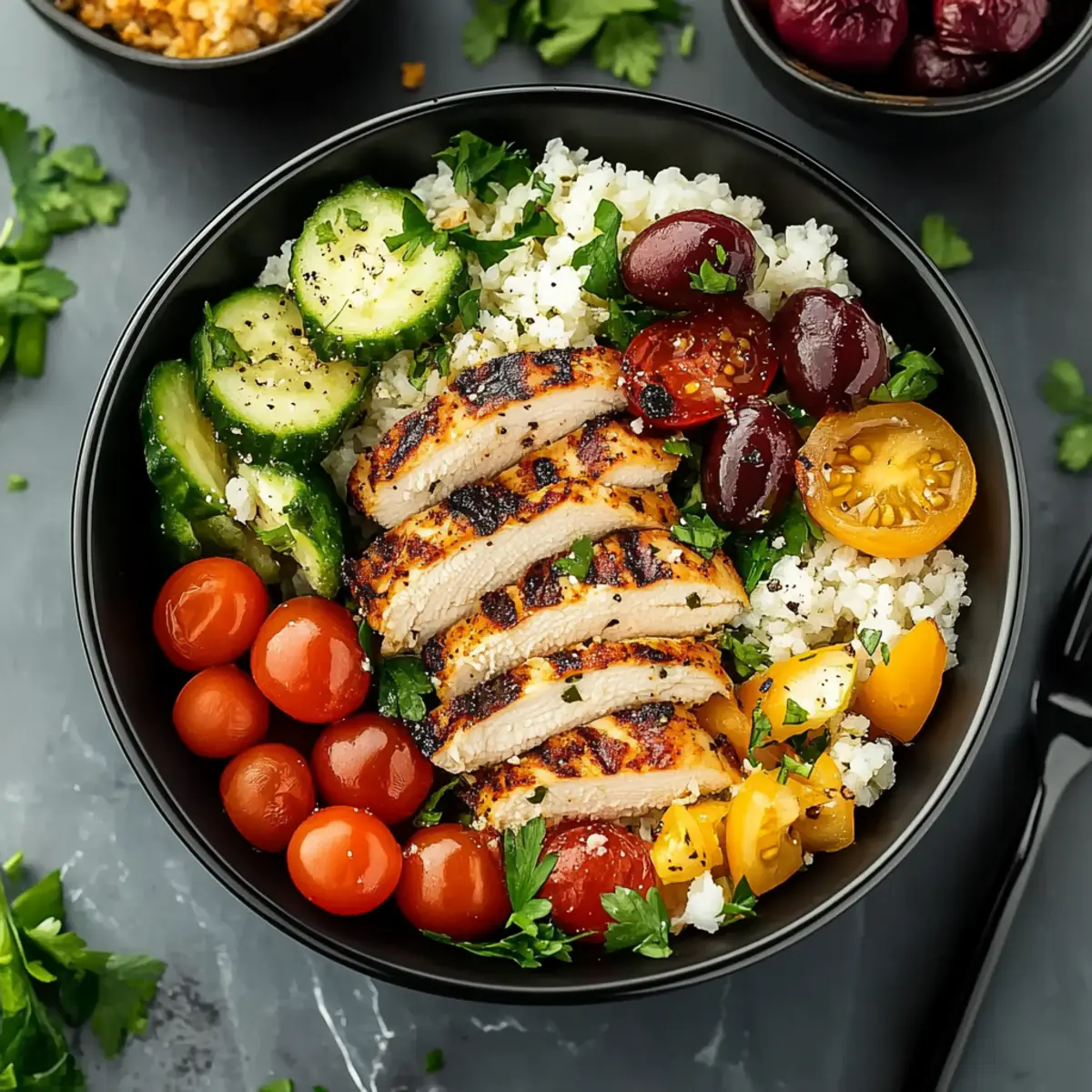 Healthy Greek Chicken Bowls