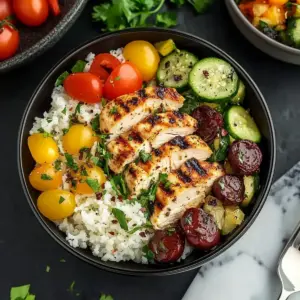Healthy Greek Chicken Bowls