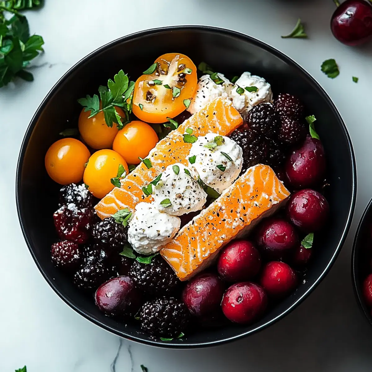 Healthy Mediterranean Salmon Bowl