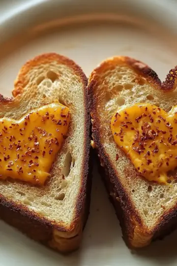 Heart-Shaped Grilled Cheese Dippers