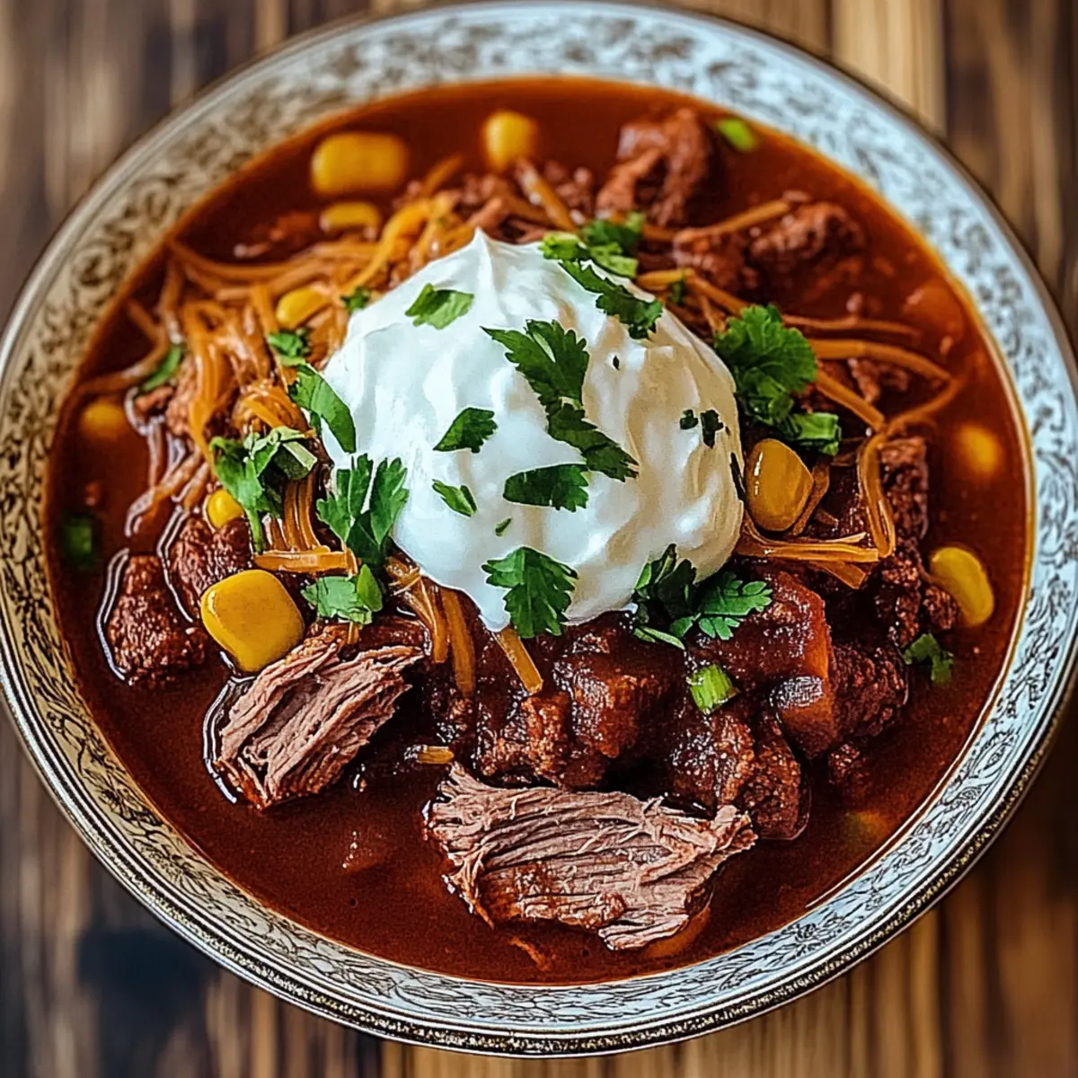 Hearty Crockpot Chili Colorado