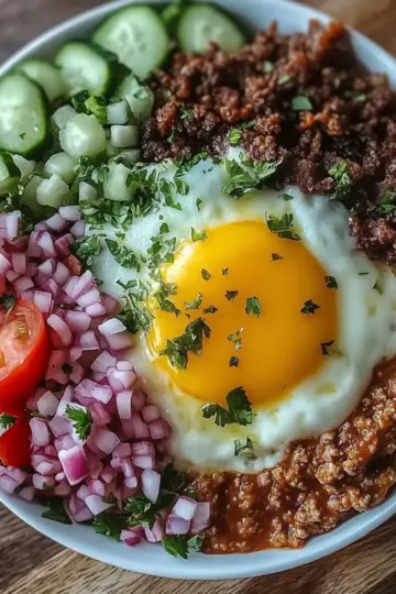 High Protein Ground Beef Power Bowls