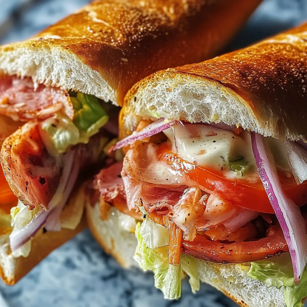 Italian Grinder Salad Sandwich