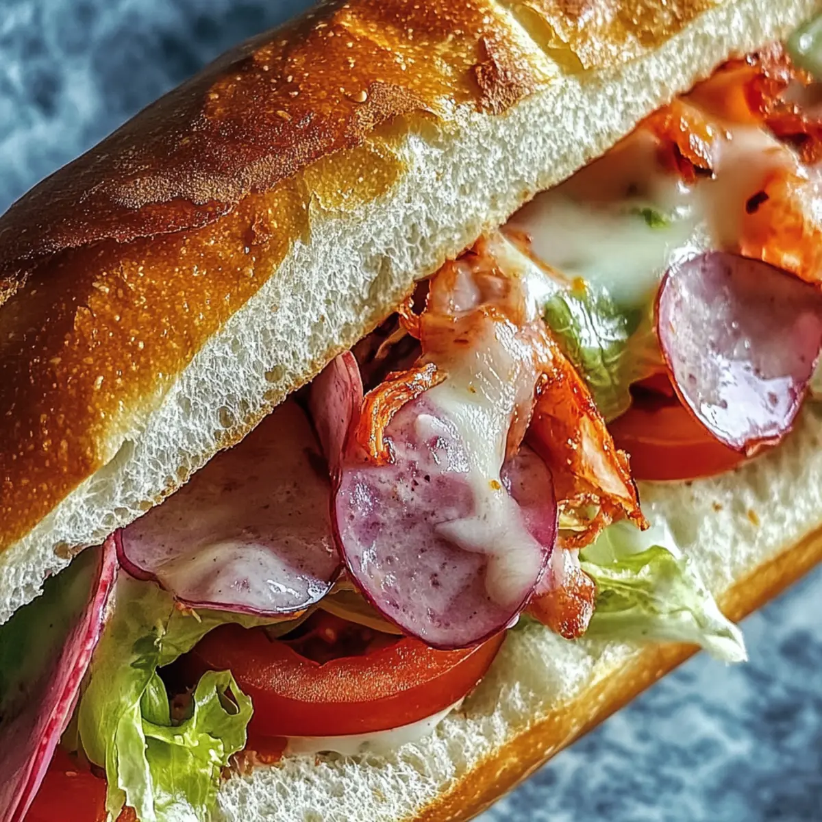 Italian Grinder Salad Sandwich