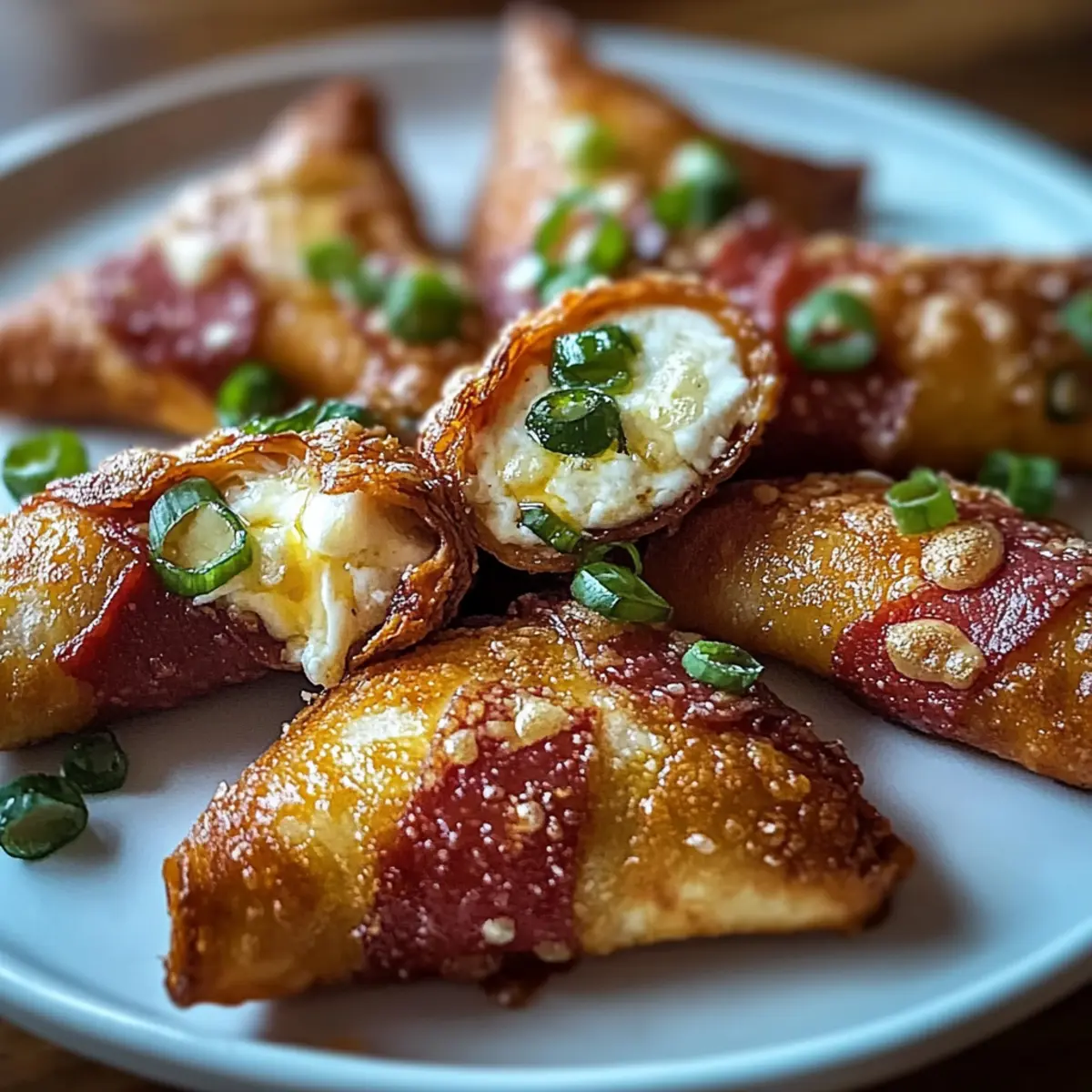Jalapeño Popper Eggrolls Bacon-Wrapped Bites