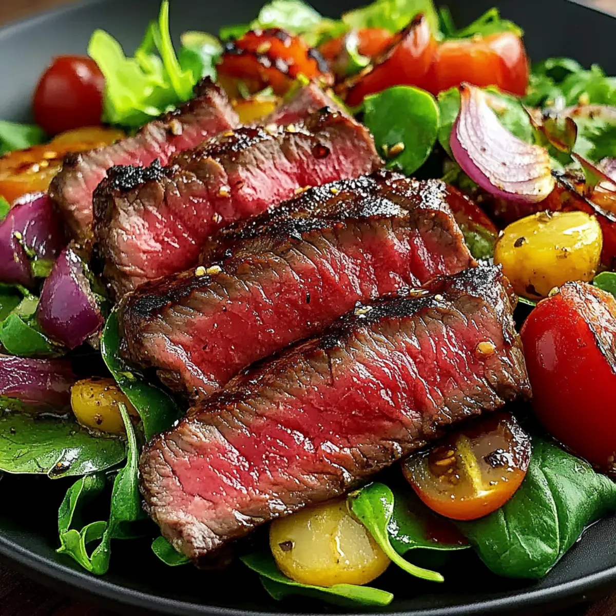 Juicy Grilled Steak Salad