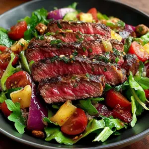 Juicy Grilled Steak Salad