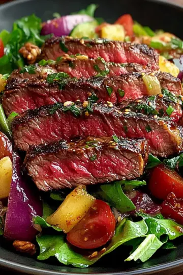 Juicy Grilled Steak Salad