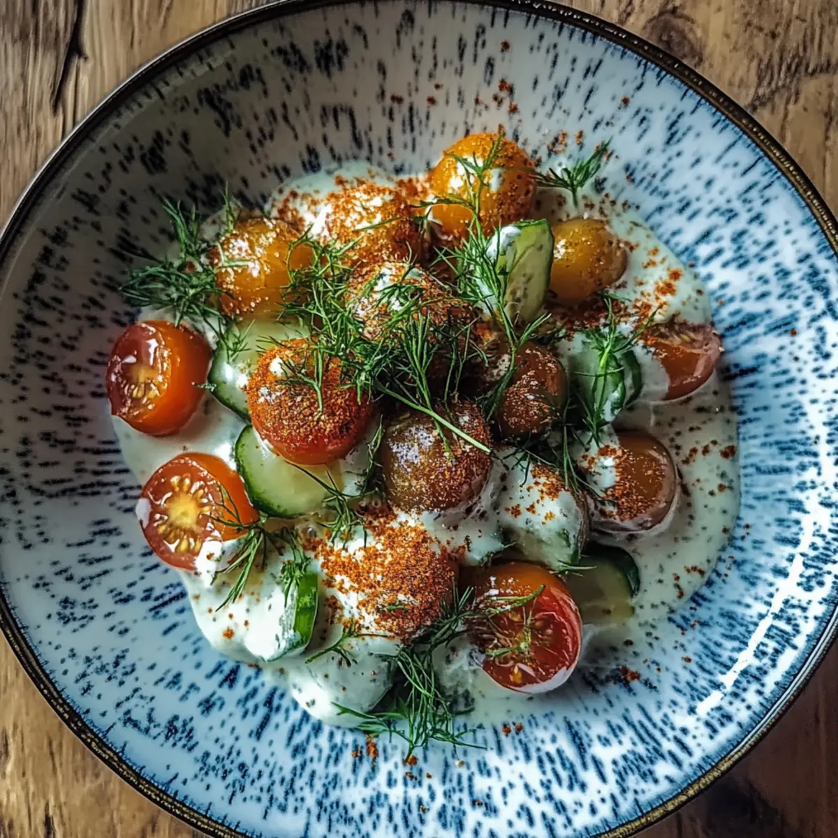 Knuspriger Gnocchi-Salat mit Joghurt-Dressing