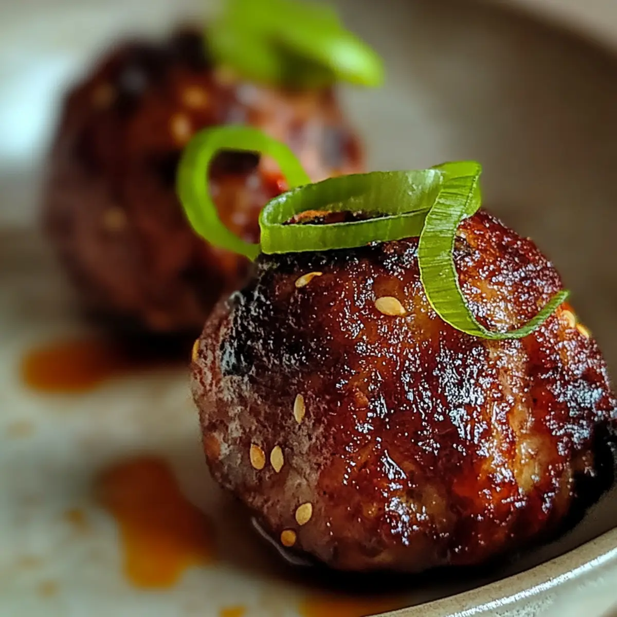 Korean BBQ Meatballs