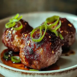 Korean BBQ Meatballs