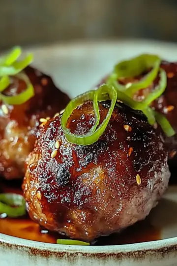 Korean BBQ Meatballs