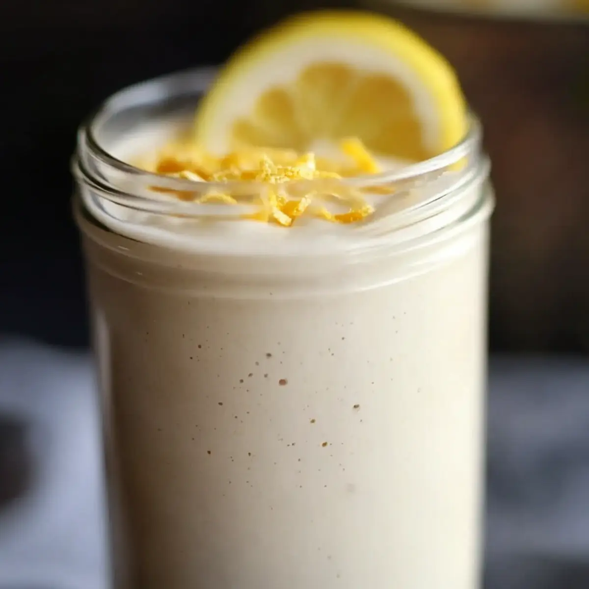 Lemon Cream Pie Vegan Protein Shake