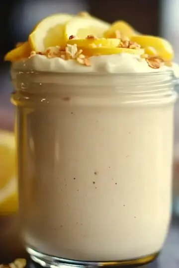 Lemon Cream Pie Vegan Protein Shake
