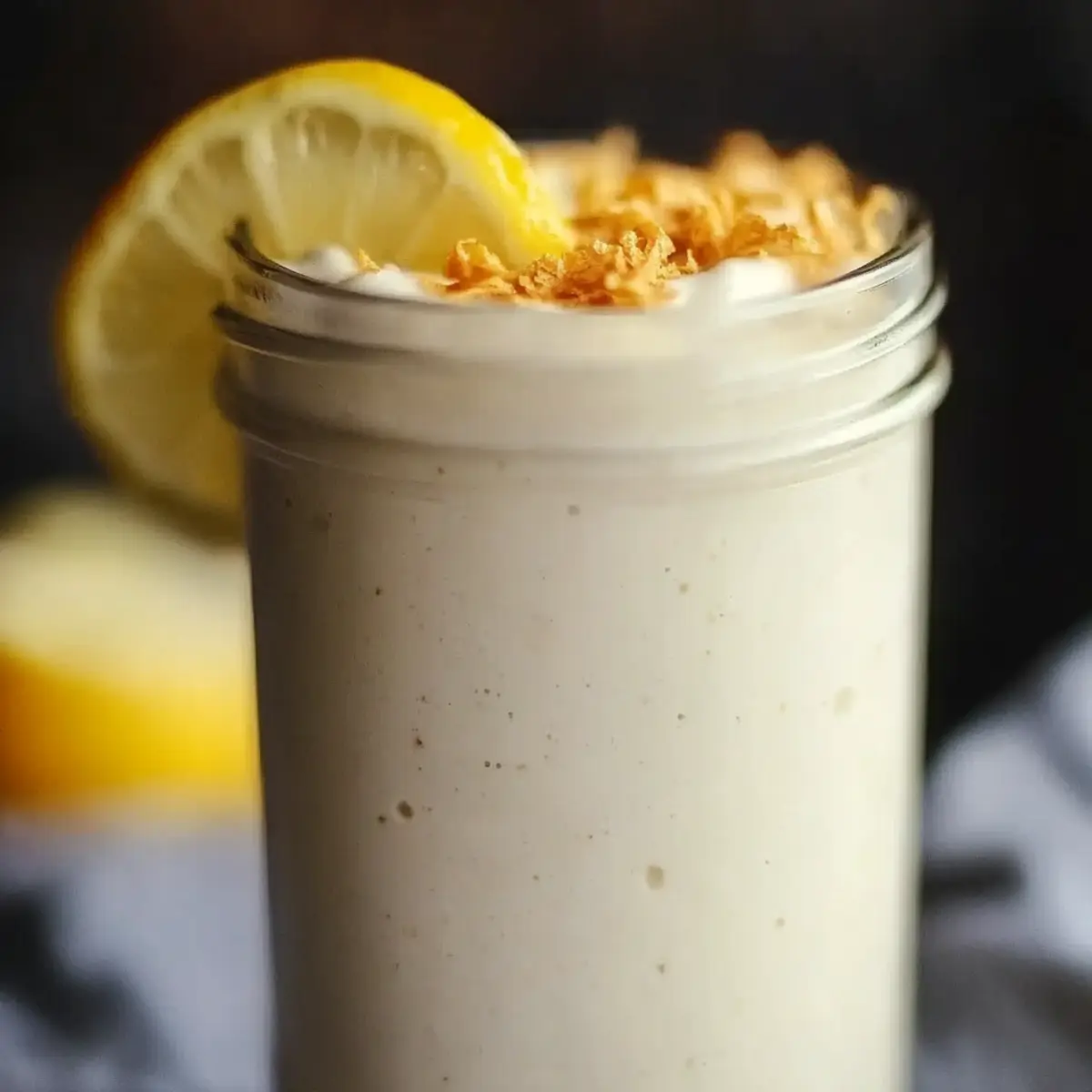 Lemon Cream Pie Vegan Protein Shake