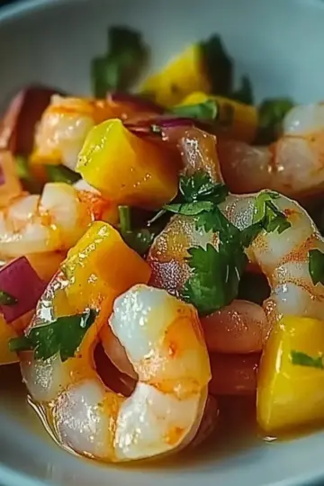 Mango Shrimp Ceviche with Avocado