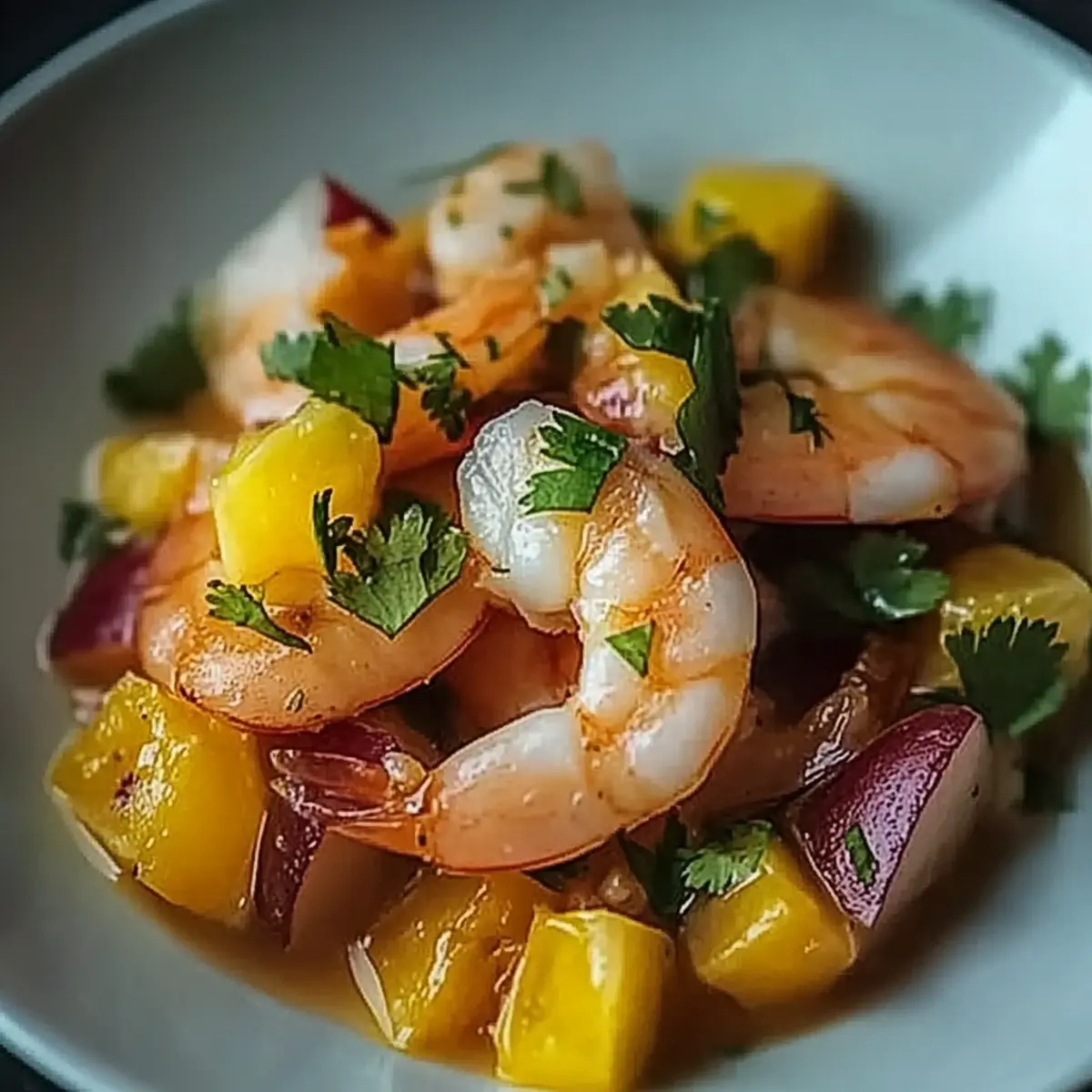 Mango Shrimp Ceviche with Avocado