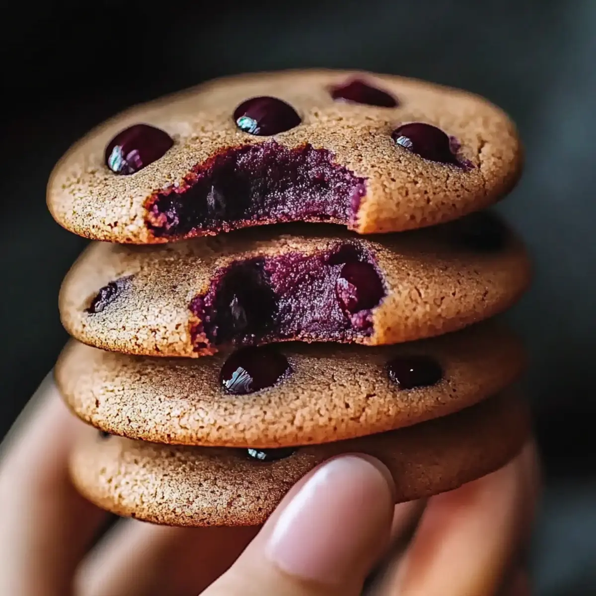 Maraschino Cherry Chocolate Chip Cookies