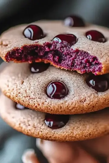 Maraschino Cherry Chocolate Chip Cookies