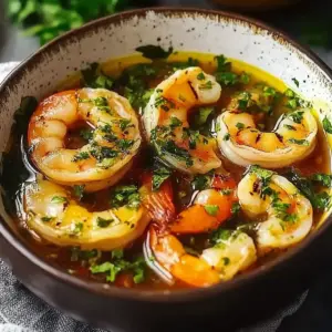 Miso-Ginger Lemon Shrimp Detox Broth