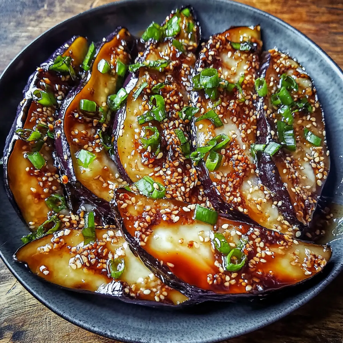 Miso Glazed Eggplant