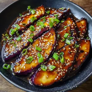 Miso Glazed Eggplant