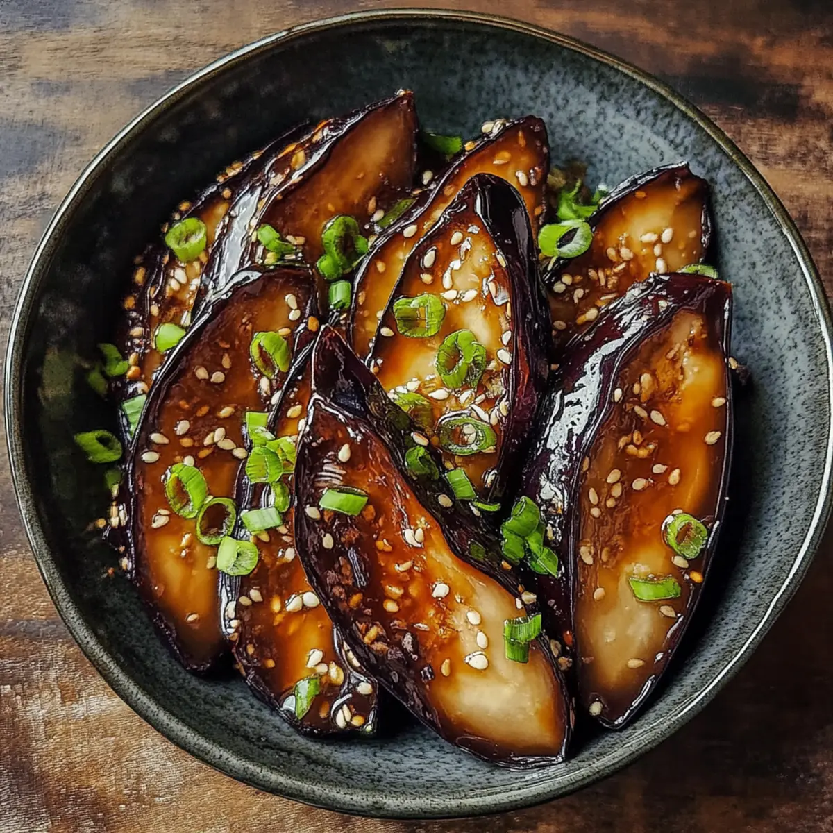 Miso Glazed Eggplant