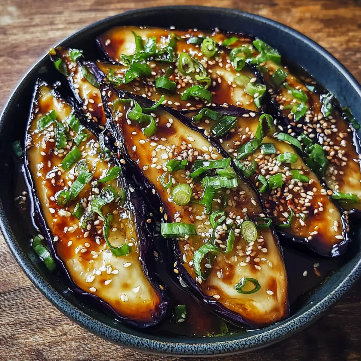 Miso Glazed Eggplant