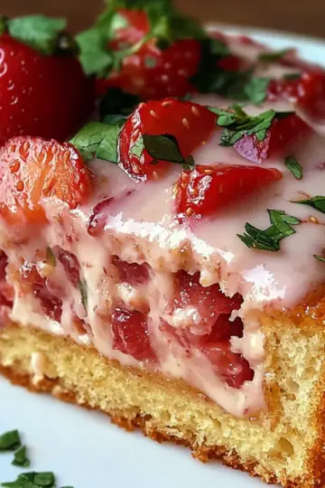 Moist Strawberry Milkshake Pound Cake