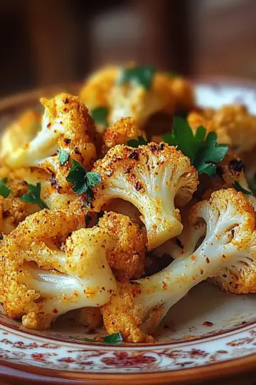 Moroccan Cauliflower with Tahini-Honey