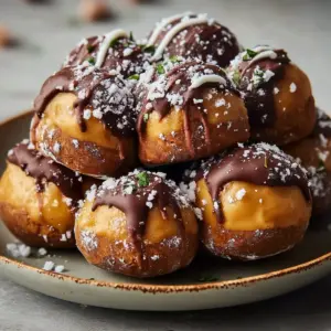 No-Bake Chocolate Peanut Butter Protein Balls