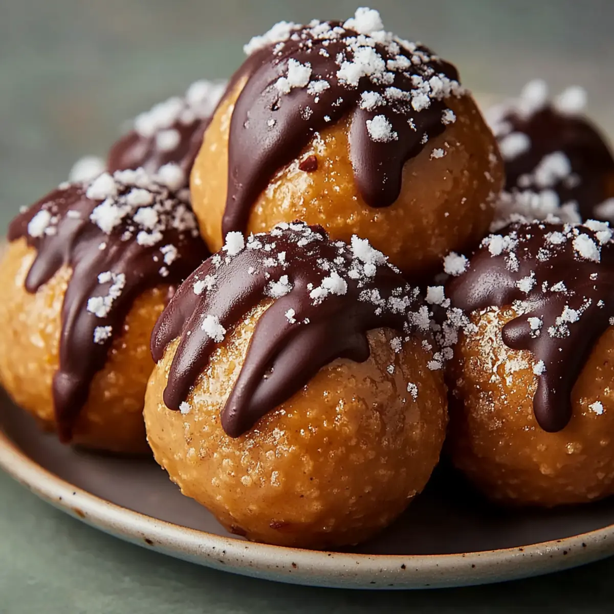 No-Bake Chocolate Peanut Butter Protein Balls