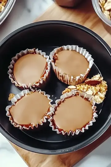 No Bake Peanut Butter Oat Cups