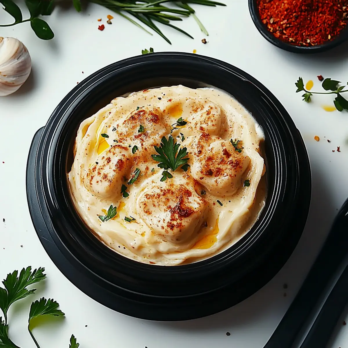 One Pot Cajun Chicken Alfredo