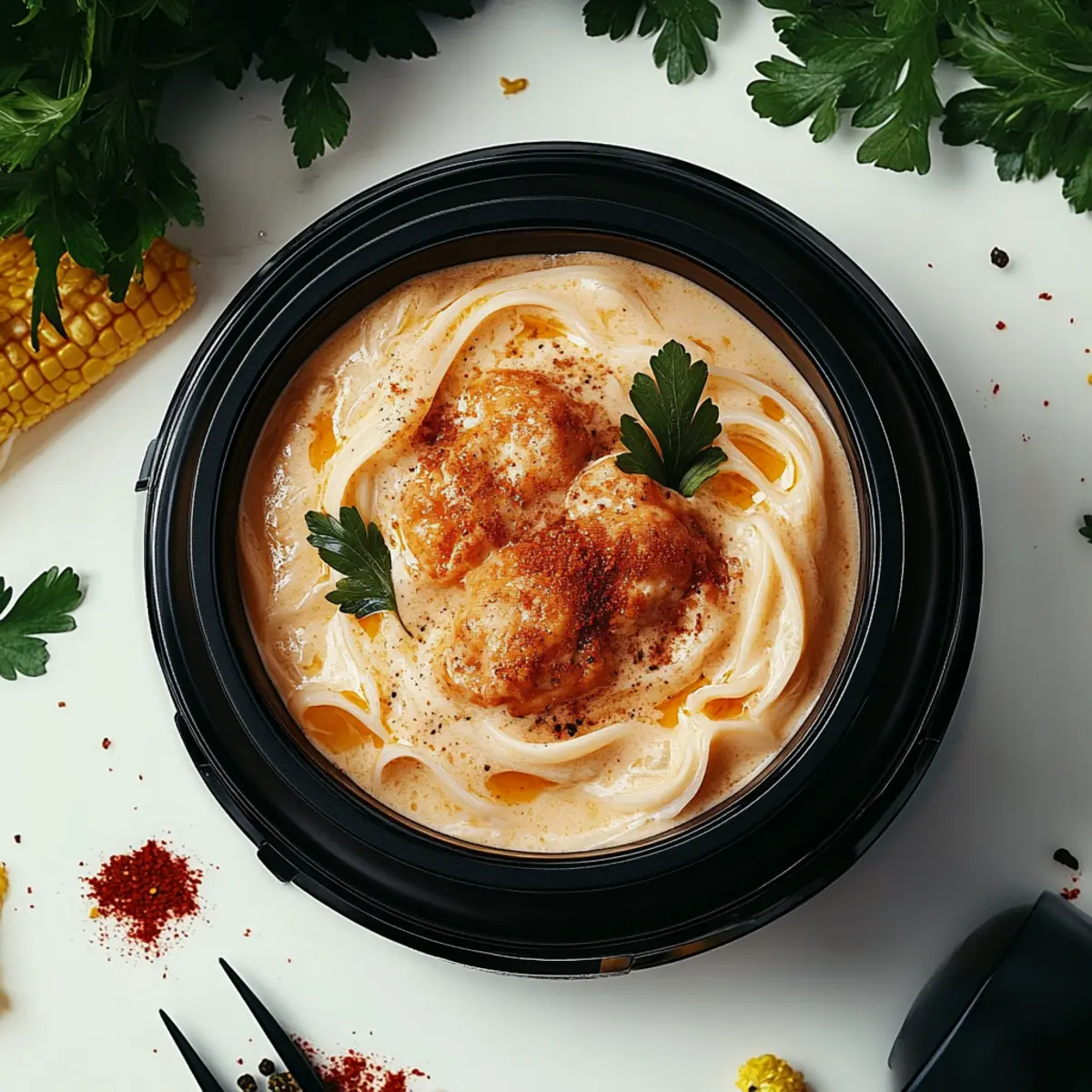 One Pot Cajun Chicken Alfredo