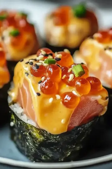 Oven-Baked Salmon Sushi Bites