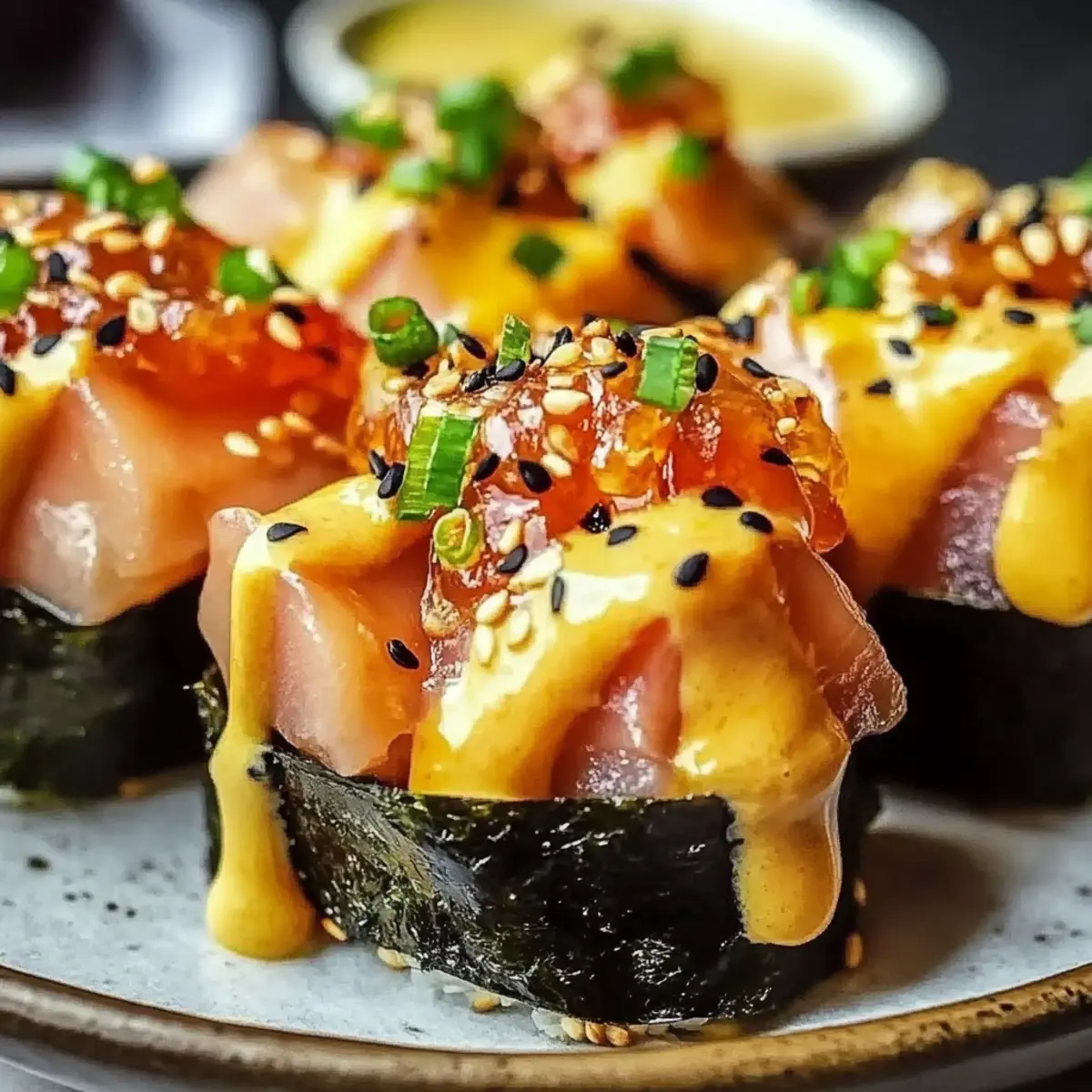 Oven-Baked Salmon Sushi Bites