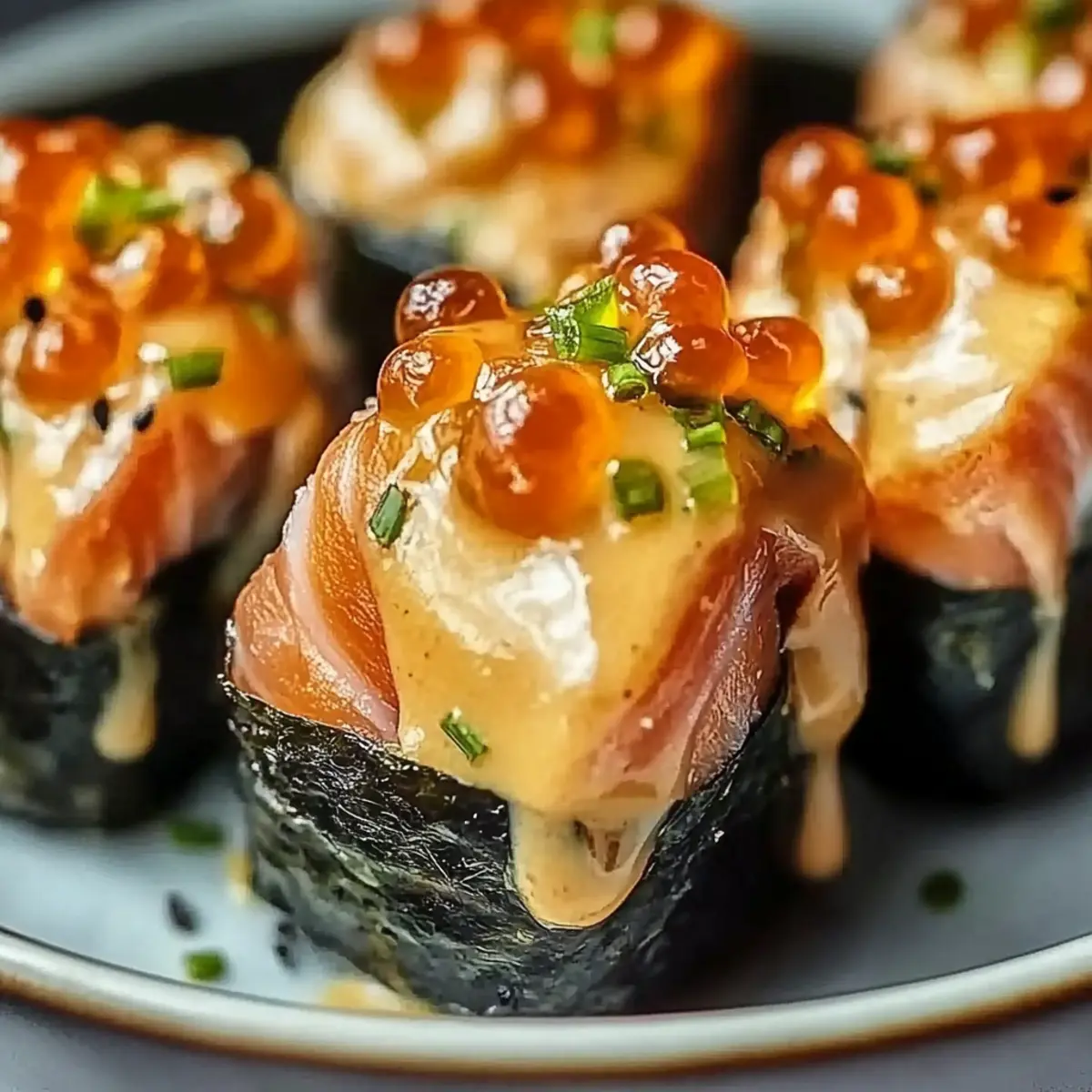 Oven-Baked Salmon Sushi Bites