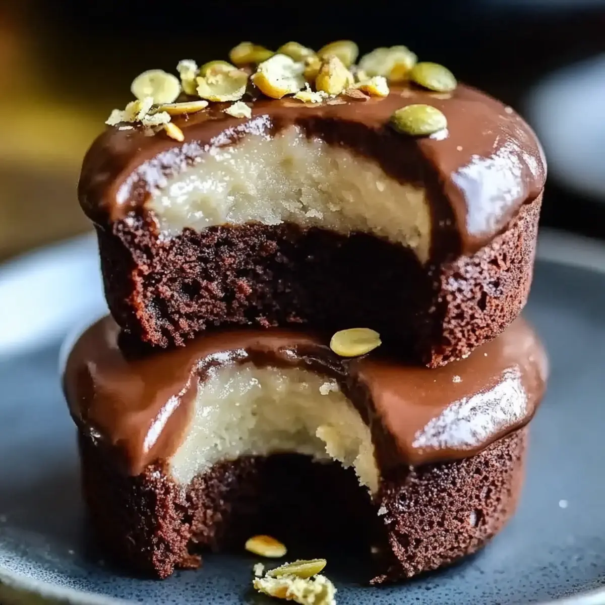 Pistachio Chocolate Lava Cakes