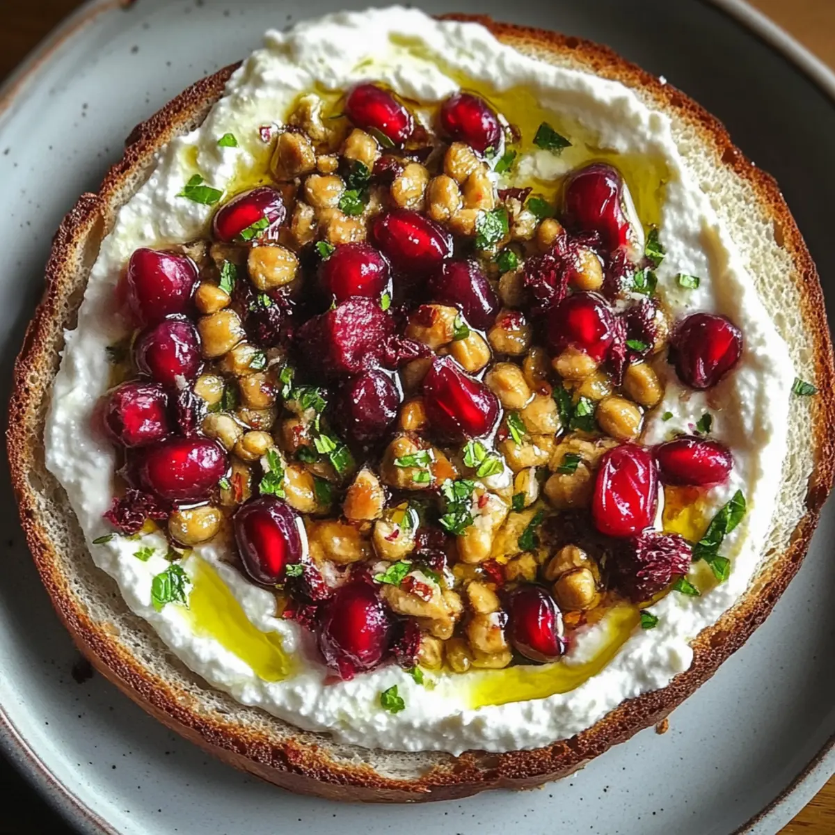 Pomegranate Pistachio Feta Dip