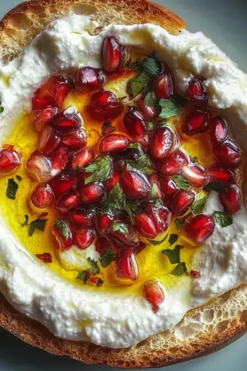 Pomegranate Pistachio Feta Dip