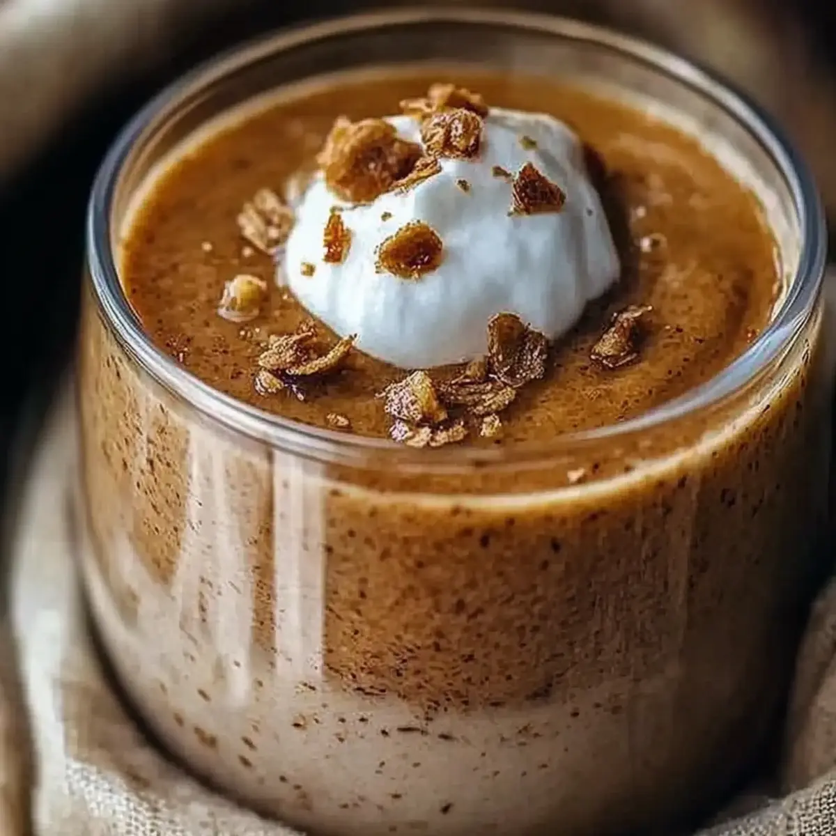 Pumpkin Pie Greek Yogurt Chia Pudding