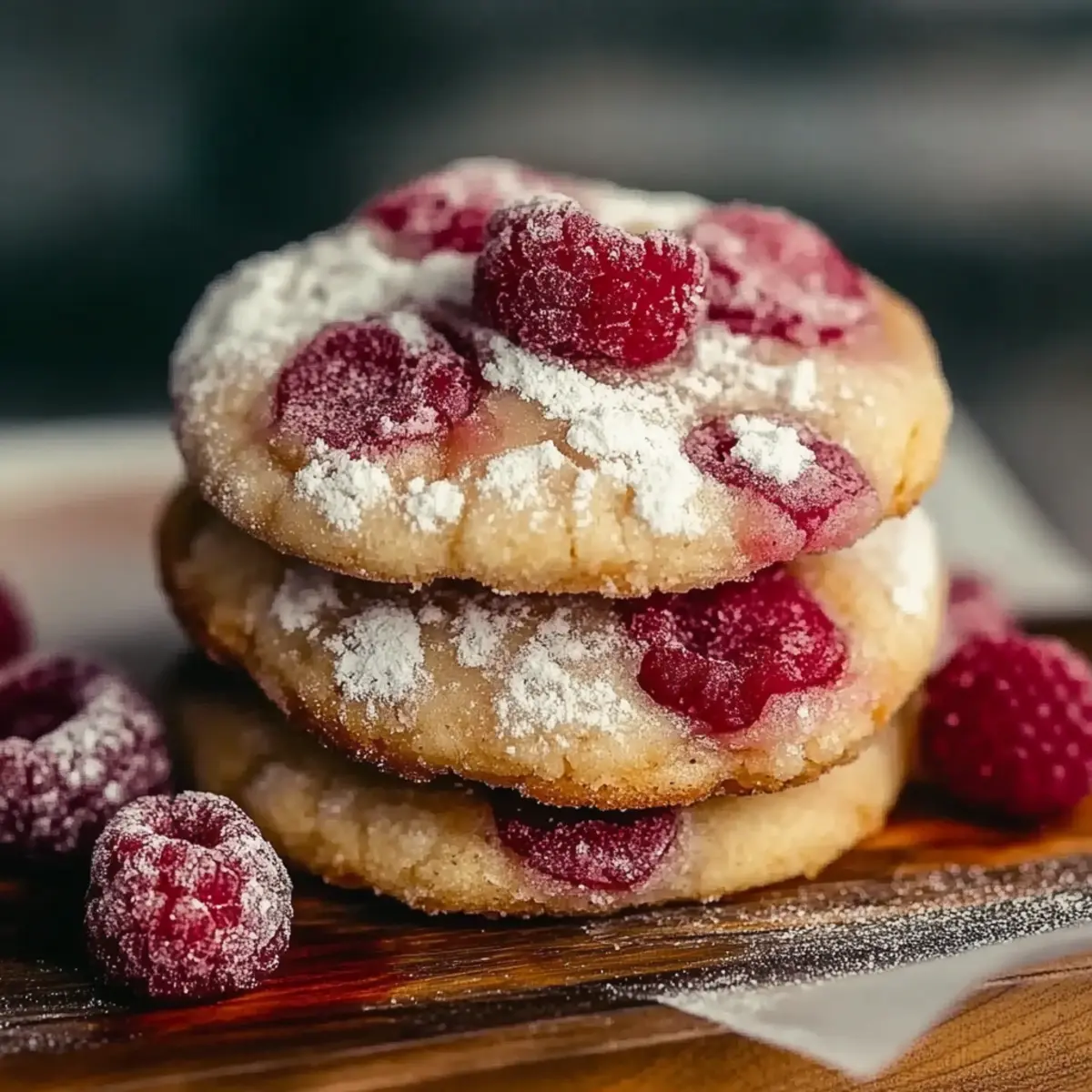 Raspberry Sugar Cookies
