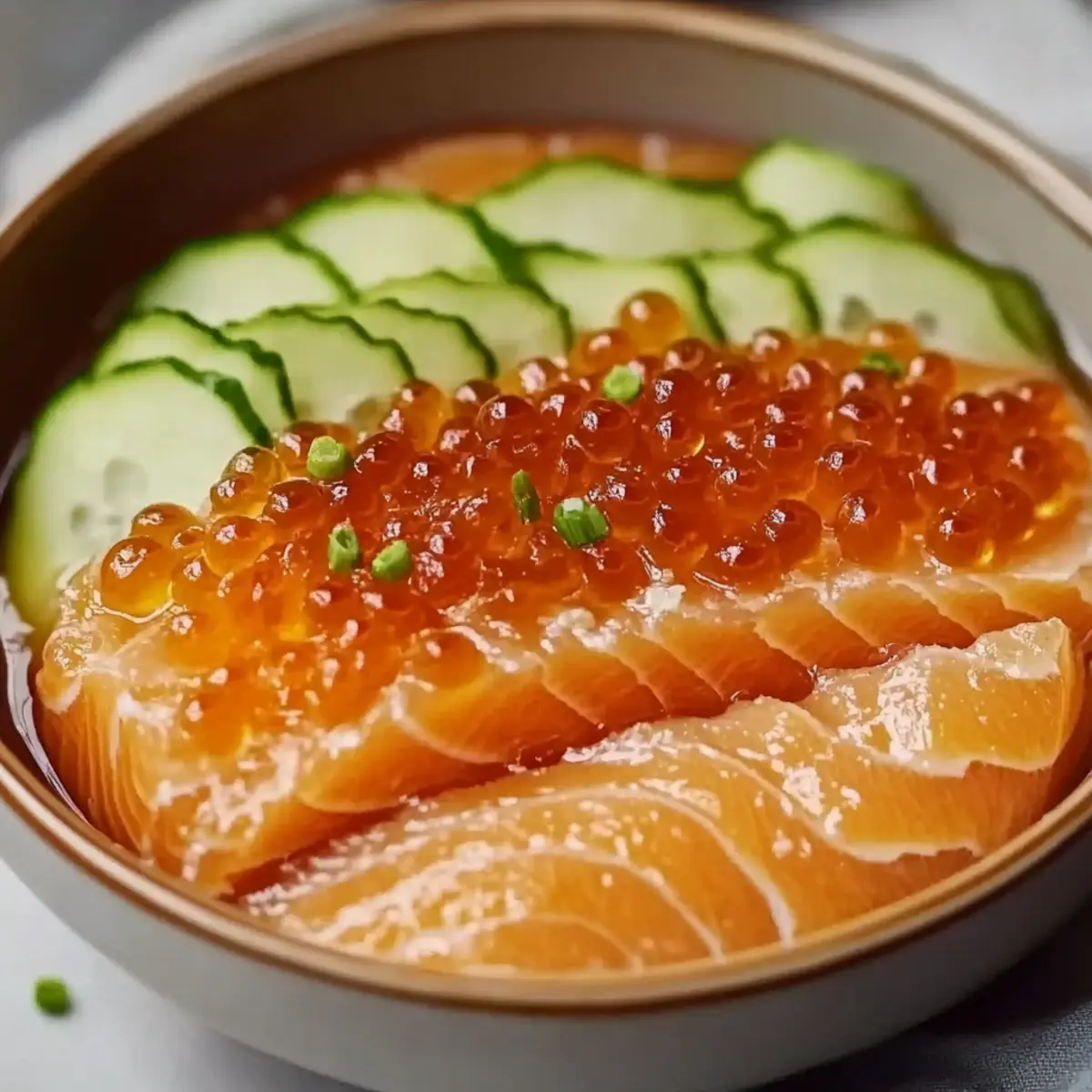 Salmon Crudo with Citrus Soy Dressing