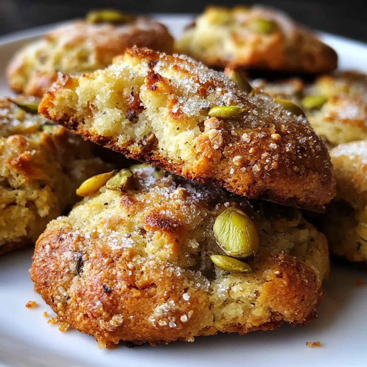 Salted Honey Pistachio Cookies