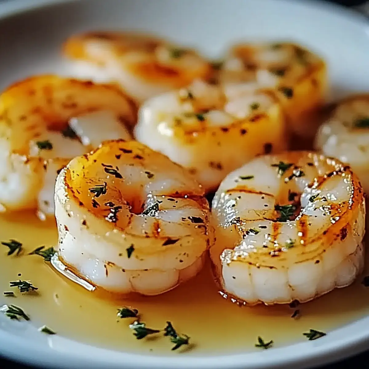 Scallops and Shrimp in Garlic Butter Sauce