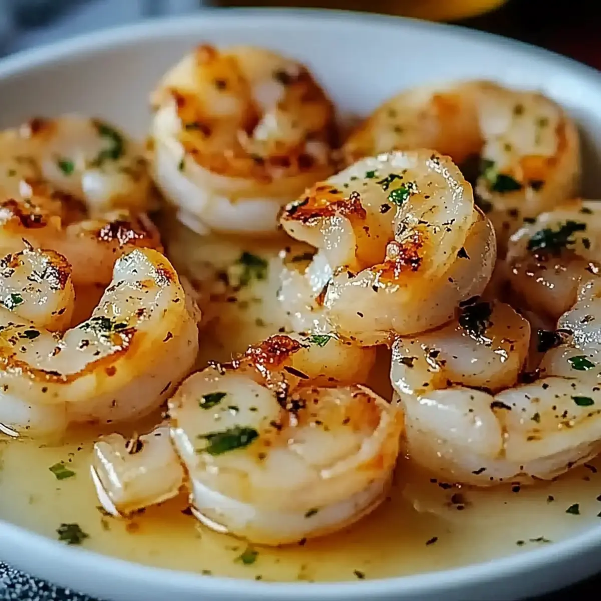 Scallops and Shrimp in Garlic Butter Sauce